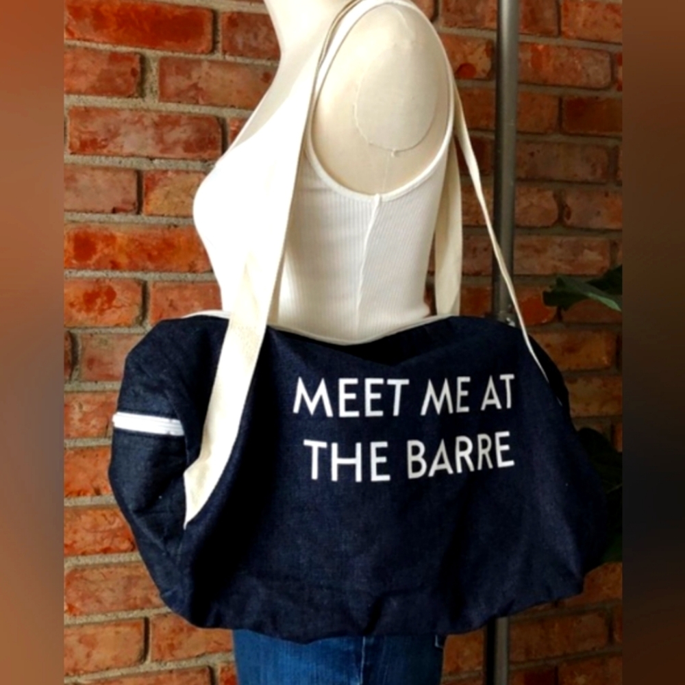 Meet me at the Barre gym bag